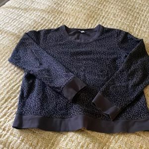 Leopard print sweatshirt